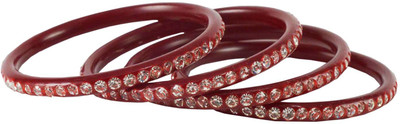 maya fashion Stone Bangle(Pack of 4)