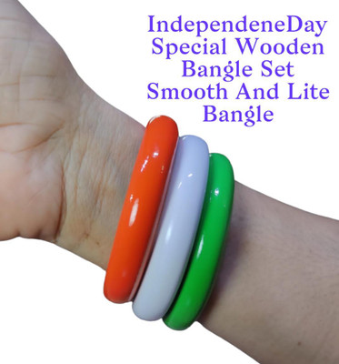 Azad impex Wood Bangle Set(Pack of 3)