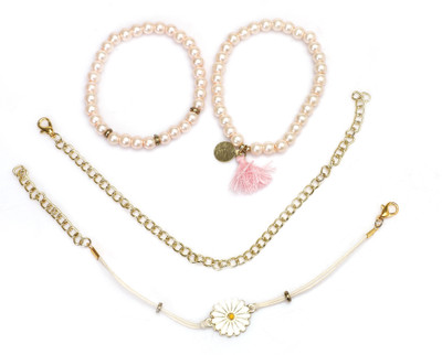 starvis Stone Pearl Bracelet Set(Pack of 4)