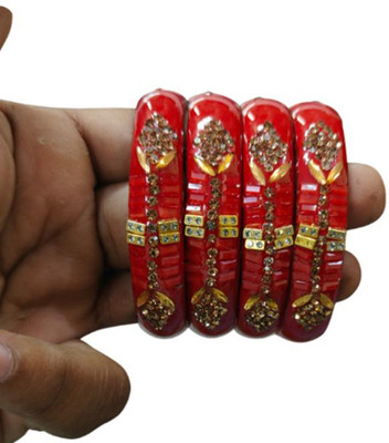 Shanvi Glass Beads Kada(Pack of 4)