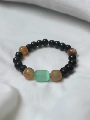 Samn Stone, Green Jade Beads, Agate, Jade Bracelet