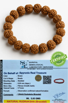 SPYRONIX REAL TREASURE Rudraksha Bracelet