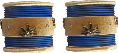 Shiv_Jewels Fabric Bangle Set(Pack of 10)