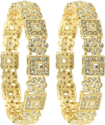 NMII Metal Zircon Kada(Pack of 2)