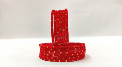 MADHAV ENTERPRISES Glass Bangle Set(Pack of 12)