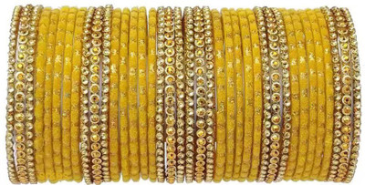 RADHA MOHAN EMPIRE Glass Bangle Set(Pack of 38)