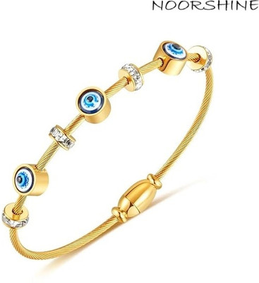 NOORSHINE Stainless Steel Cubic Zirconia Bracelet