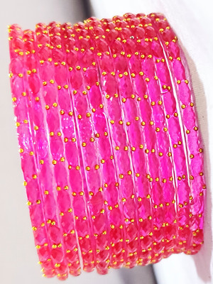KRTI Glass Bangle Set(Pack of 12)