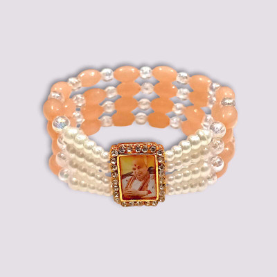 RN Guruji Bracelet Blessings Crystal, Alloy Gold-plated Bracelet