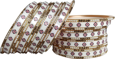 oms Plastic Zircon Bangle(Pack of 24)