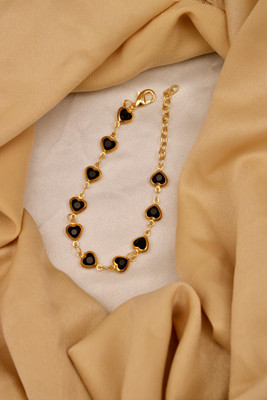 G Creation Alloy Diamond Gold-plated Bracelet