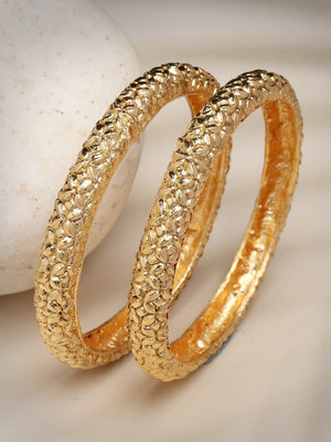 ANOUK Alloy Gold-plated Bangle Set(Pack of 2)