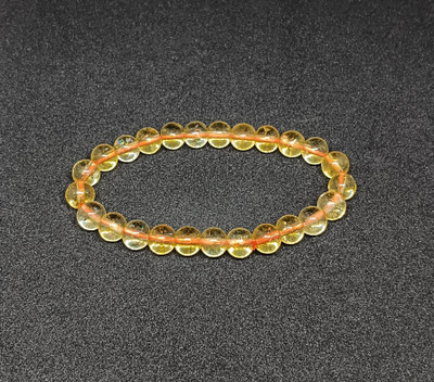 JRD GEMS AND CRYSTAL Citrine + Golden Crystal Bracelet