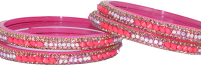 PRP Collection Glass Crystal Enamel Bangle Set