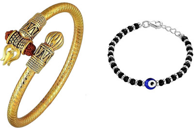 Spyroniix Reeal Treasuree Brass, Alloy Gold-plated Bracelet(Pack of 4)