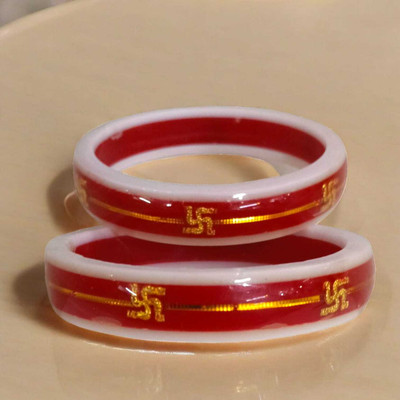Sajmahal cosmetics Plastic Bangle(Pack of 2)