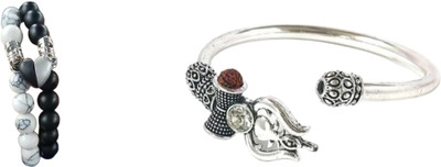Teeragaj Stone, Alloy Bracelet(Pack of 4)