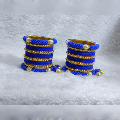 Neeraj Craft Alloy Gold-plated Bangle Set(Pack of 10)