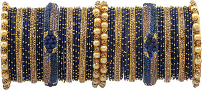 ZINEKA Alloy Beads, Pearl, Zircon Gold-plated Bangle Set(Pack of 50)