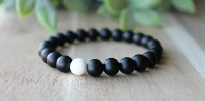 Agatesvibe Stone Beads, Agate, Quartz Bracelet(Pack of 2)