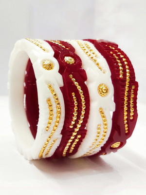 LOGIN THE WORLD AND CSC Brass, Copper, Plastic Gold-plated Shakha Pola(Pack of 4)