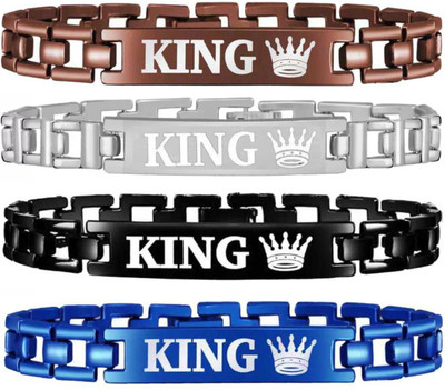 Wristy Metal Bracelet(Pack of 4)