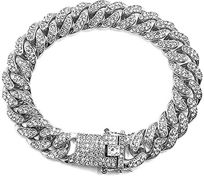 iStar Jewels Stainless Steel Cubic Zirconia Bracelet