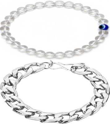 IKONKARR Stone, Crystal, Alloy Bracelet(Pack of 2)