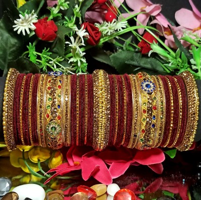 ANJALITRADERS Metal Brass Bangle Set