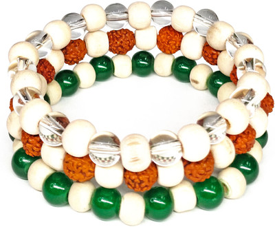 DIVINE SOUVENIRS Stone, Crystal Beads Bracelet Set(Pack of 3)