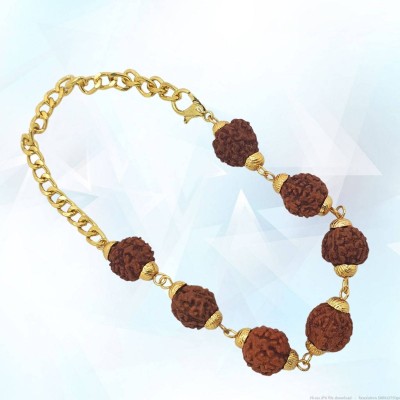 Kuttumb Gems & Jewels Brass, Alloy Beads Gold-plated Bracelet