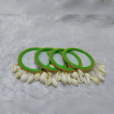 MAHAVEER TRADERS Alloy Gold-plated Bangle Set(Pack of 4)
