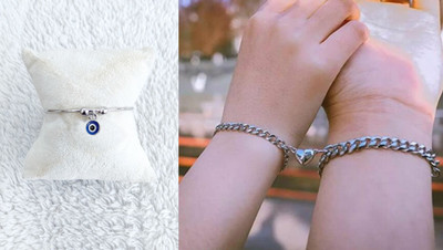 P R Production Brass Charm Bracelet(Pack of 2)