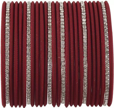 DONERIA Metal Zircon Bangle Set(Pack of 26)