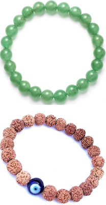 EPSAA Stone, Rudraksha Bracelet(Pack of 2)
