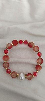 jisraa Crystal, Red Bracelet