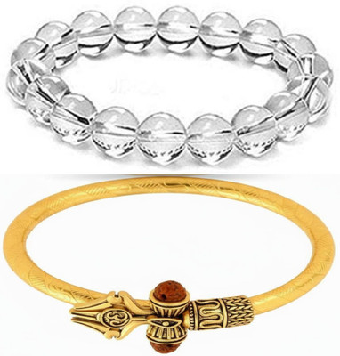 IKONKARR Crystal, Stainless Steel Bracelet(Pack of 2)