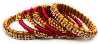 AVCRAFT Alloy Bangle Set(Pack of 6)