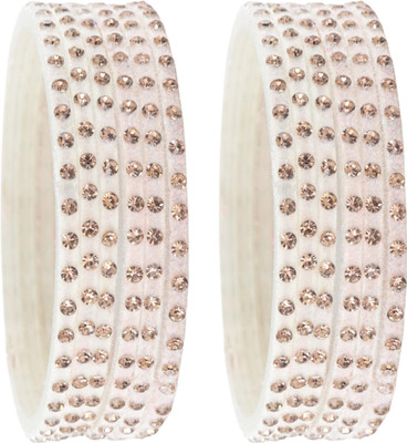 STYOLLO Glass Zircon Bangle Set(Pack of 12)