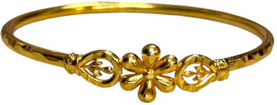 maa sitala store Copper Gold-plated Bangle(Pack of 2)