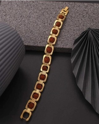 Mayblitz Rudraksha Gold-plated Bracelet