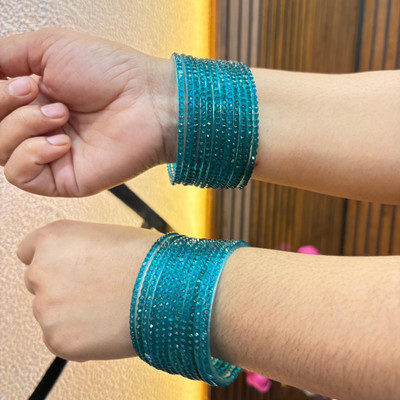 Kaab Glass Bangle Set(Pack of 24)