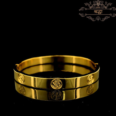 Shraddha Brass Gold-plated Kada