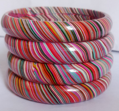 Lahti wala lac Lac Bangle Set(Pack of 4)