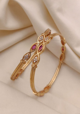 AGASTYA CREATIONS Alloy Bangle Set(Pack of 2)