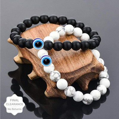 omaya jewels Stone, Plastic Bracelet Set(Pack of 2)