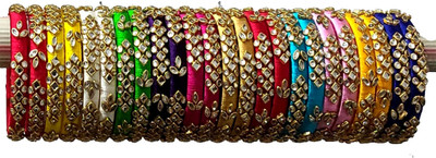 Pridetrend Plastic Bangle Set(Pack of 10)