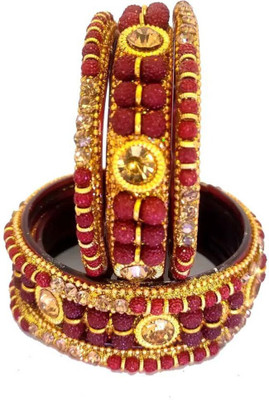 RADHA MOHAN EMPIRE Glass Kada(Pack of 6)