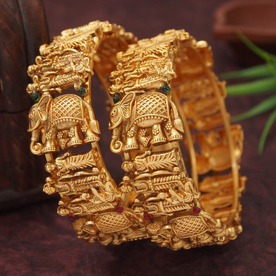 Atulya Brass Bangle(Pack of 2)
