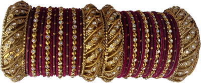 oms Metal Bangle Set(Pack of 10)